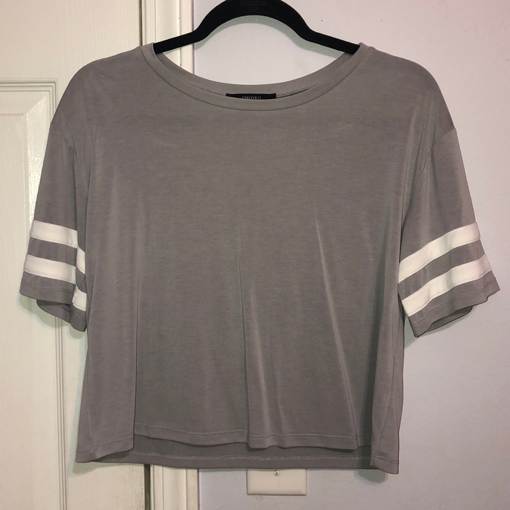 Grey loose shirt